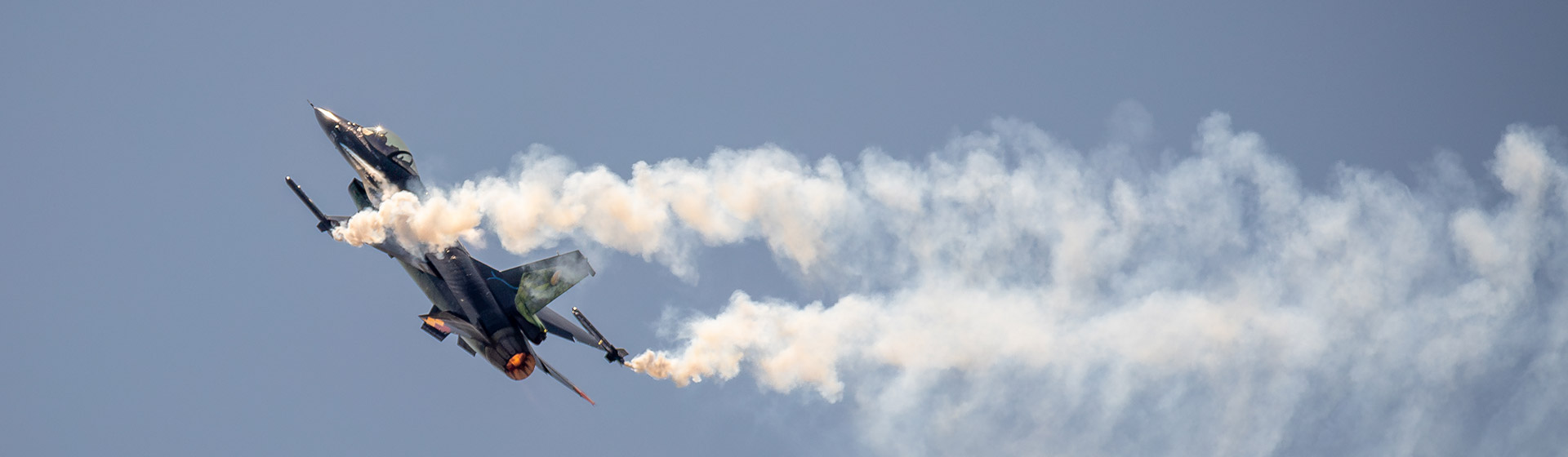 F-16 DReamviper der belgischen Luftwaffe im Manöver