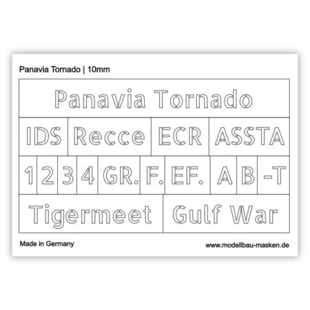 Airbrush Maske Panavia Tornado